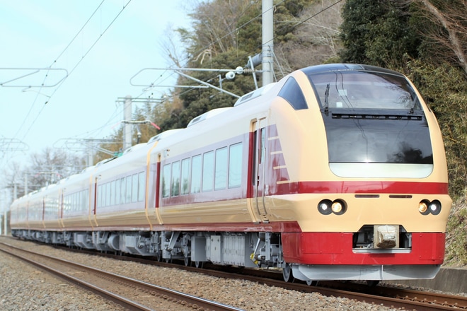 【JR東】E653系国鉄色 試運転を牛久～佐貫間で撮影した写真