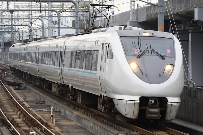 【JR西】289系JR神戸線にて試運転を実施を姫路駅で撮影した写真