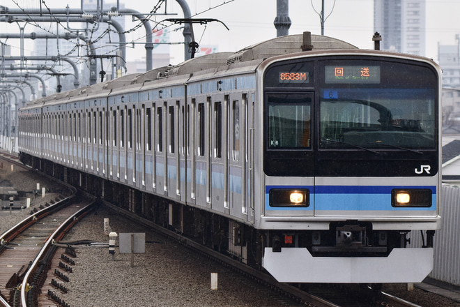  【JR東】E231系ミツK6編成武蔵小金井回送を東小金井駅で撮影した写真