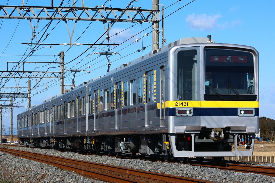 【東武】20000系20400型21431Fが南栗橋工場出場の拡大写真