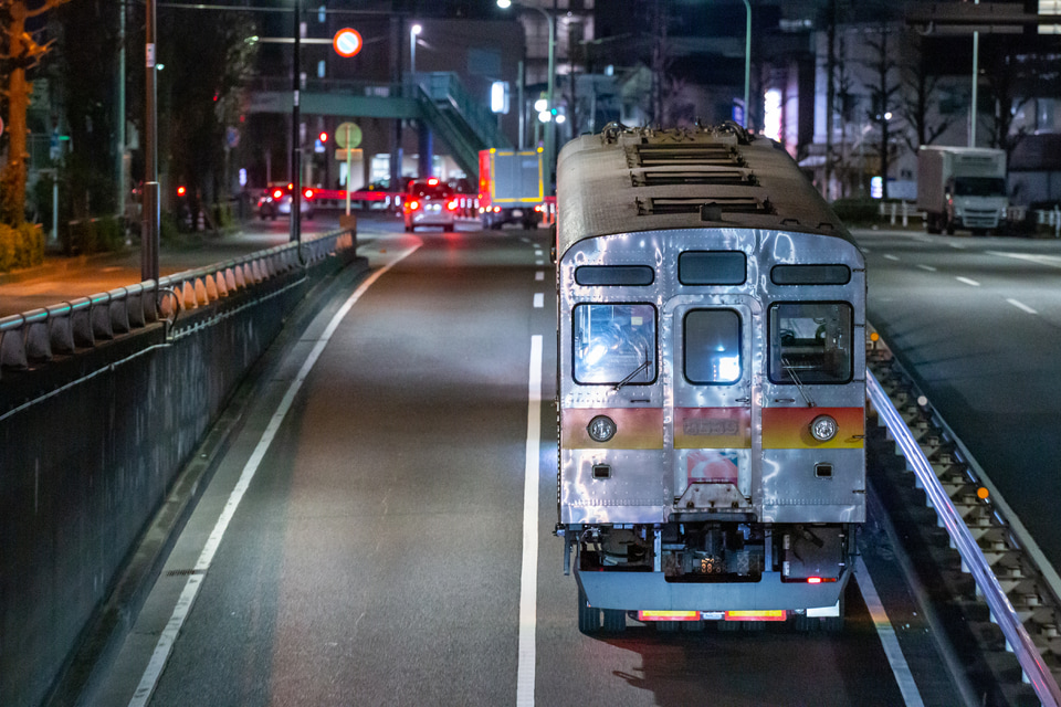 【東急】デハ8539・0805号車廃車陸送の拡大写真