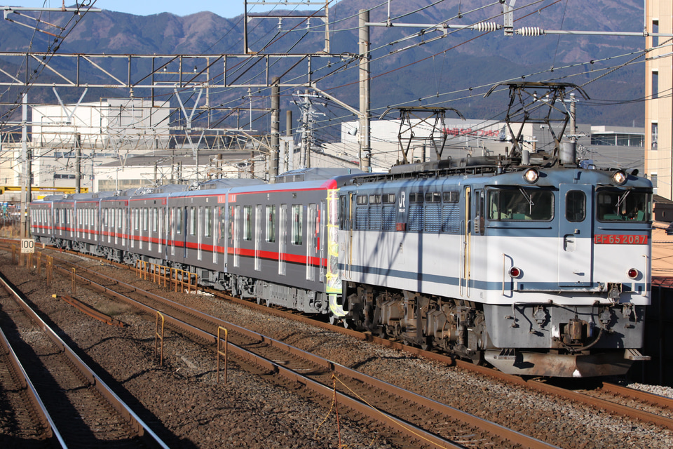 【東武】70000系71712F 甲種輸送の拡大写真