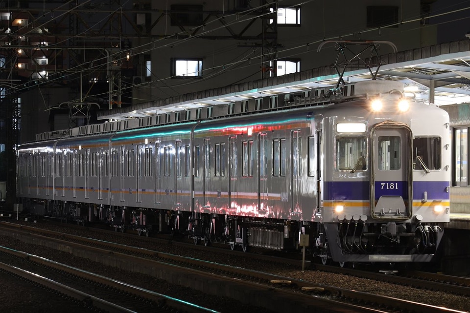 【南海】7100系7181F千代田工場出場回送の拡大写真