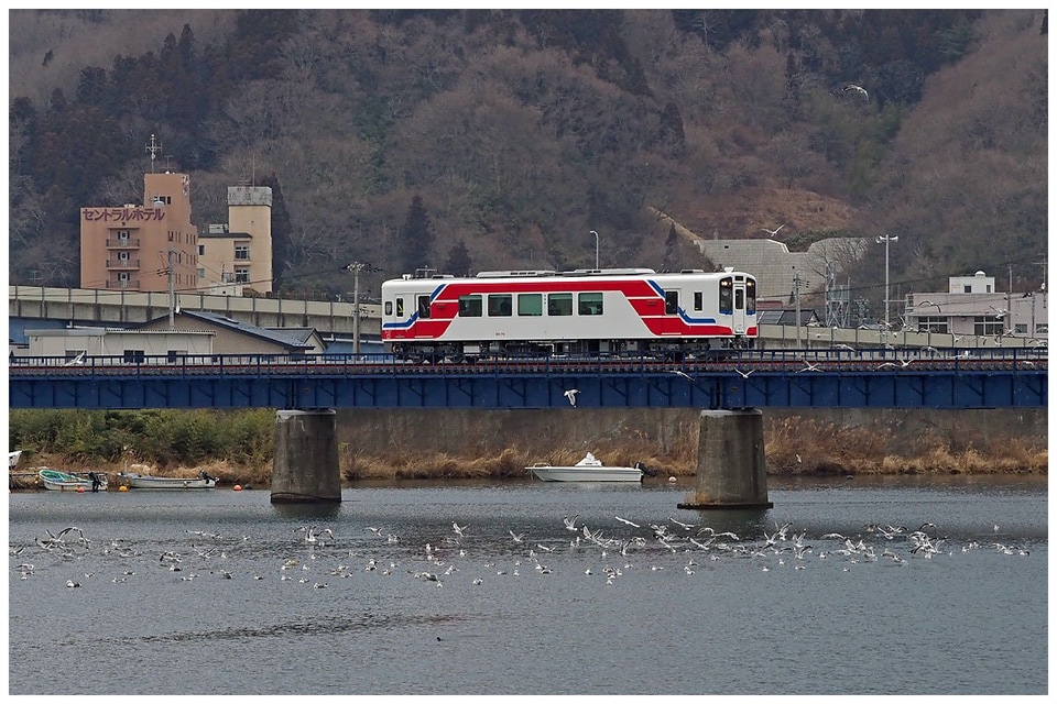 【JR東】山田線(三陸鉄道リアス線）試運転の拡大写真
