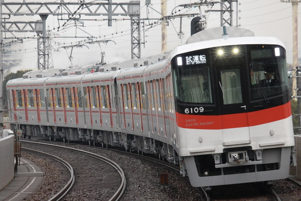 【山陽】6000系6008F+6009F 阪神線内直通試運転の拡大写真