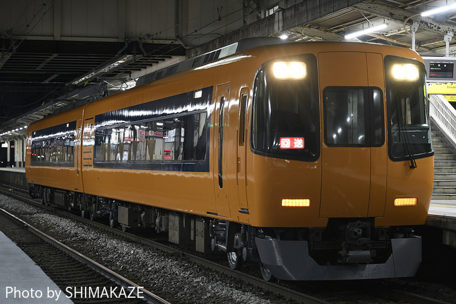 【近鉄】22000系 AS08 出場回送を松阪駅で撮影した写真