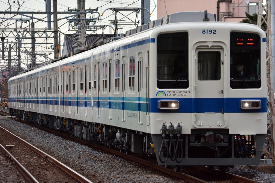 【東武】8000系8192F 試運転後に七光台へ返却回送の拡大写真