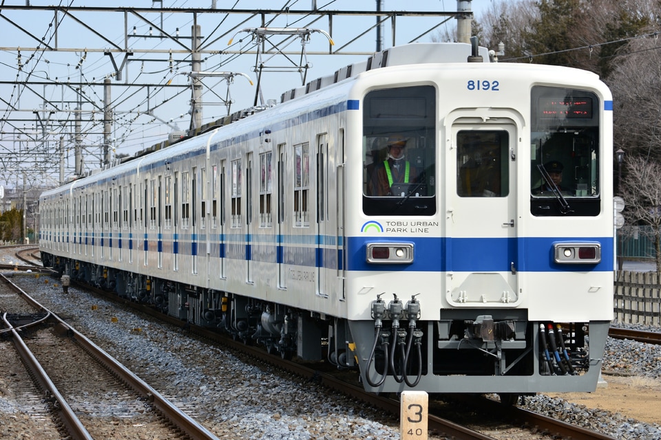 【東武】8000系8192Fが出場試運転の拡大写真