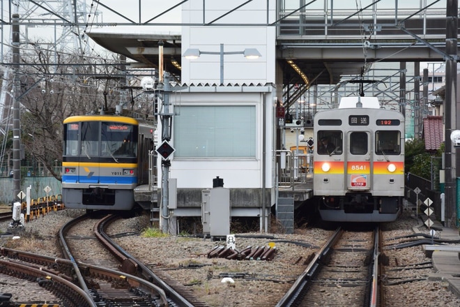 【東急】8500系8641F 長津田車両工場入場を恩田駅付近で撮影した写真