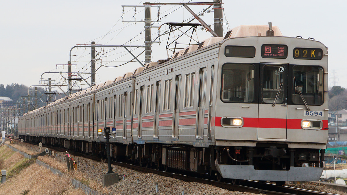 東急】8590系8694F 廃車回送 |2nd-train鉄道ニュース