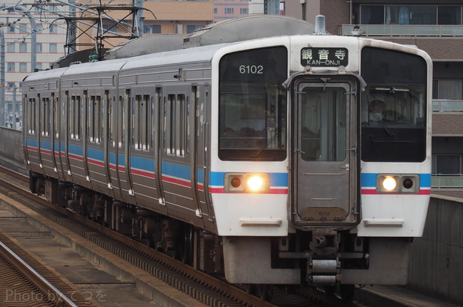 【JR四】115系四国乗り入れおよび6000系の岡山乗り入れ廃止を大元駅で撮影した写真