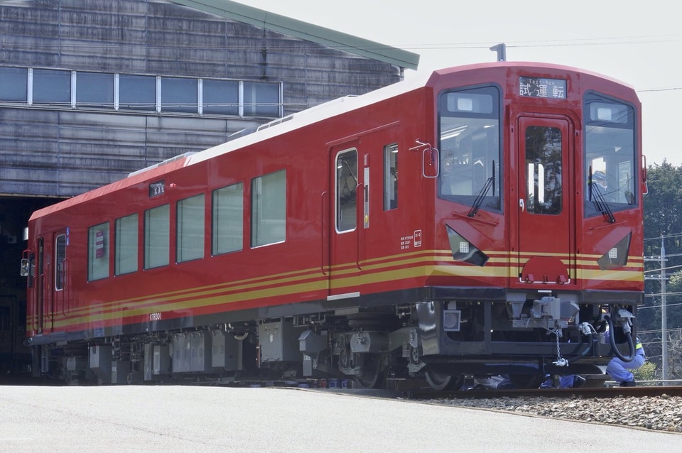 【京都丹後】新型車両KTR300型KTR301試運転の拡大写真