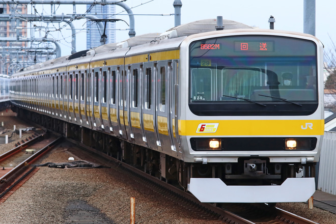 【JR東】E231系ミツB29編成返却回送を東小金井駅で撮影した写真