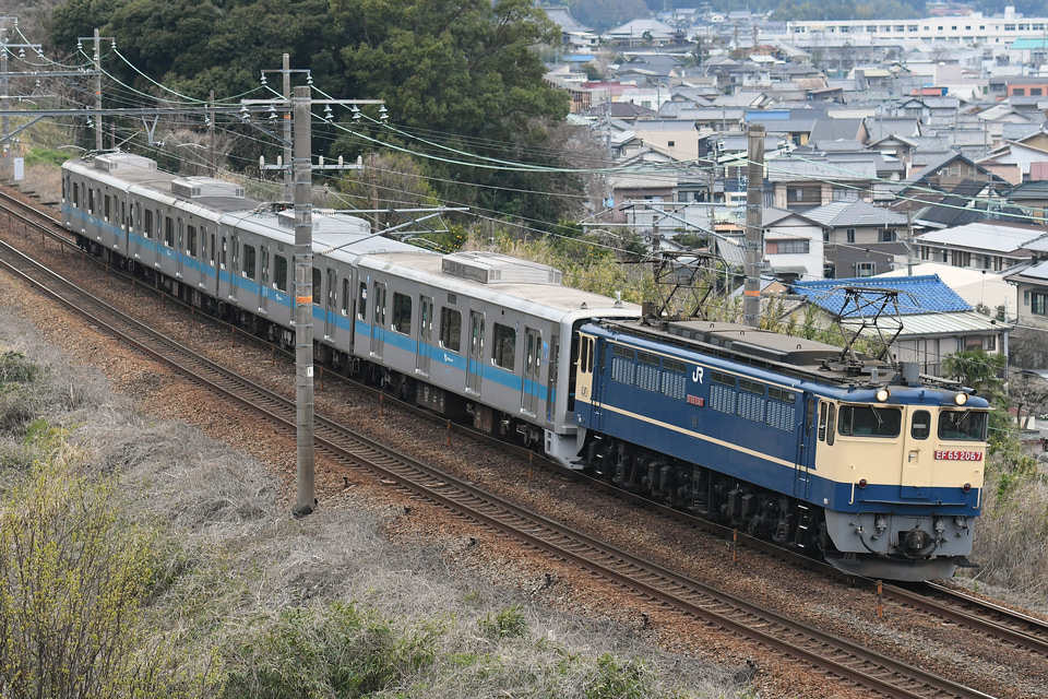 【小田急】3000形3651F(新宿方4両)日本車両出場甲種輸送の拡大写真