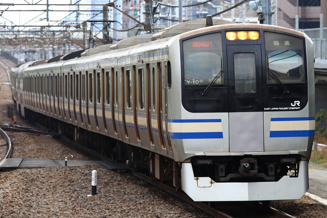 【JR東】E217系クラY-10編成 東京総合車両センター入場を武蔵小杉駅で撮影した写真