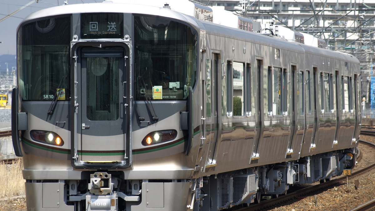 JR西】227系1000番台SR10編成 京都鉄博展示返却回送 |2nd-train