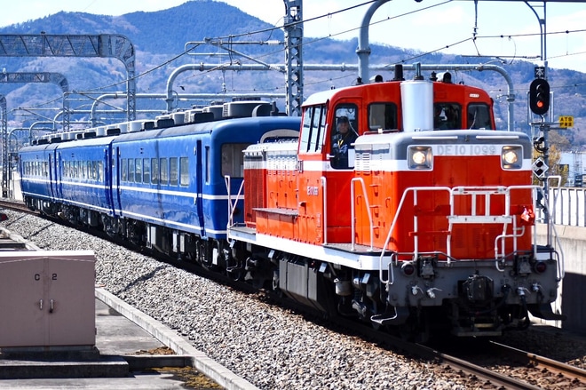 【東武】DE10 1099+14系3両下今市送り込み回送を栃木駅で撮影した写真