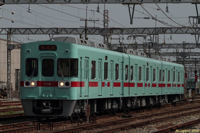 【西鉄】6050形6156F出場試運転を筑紫〜津古間で撮影した写真
