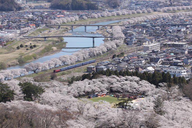 【JR東】快速｢花めぐり号｣運転 を船岡～大河原間で撮影した写真