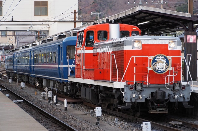 【東武】SL大樹へドリームカー(オハ14-505)連結開始を不明で撮影した写真