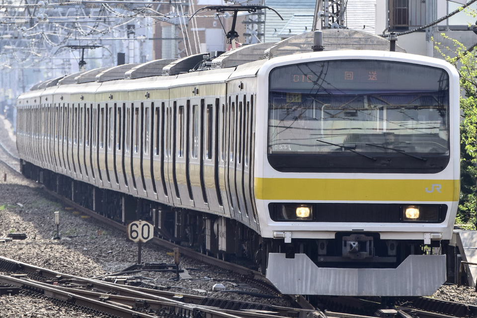 【JR東】209系500番台中央総武緩行線から撤退の拡大写真