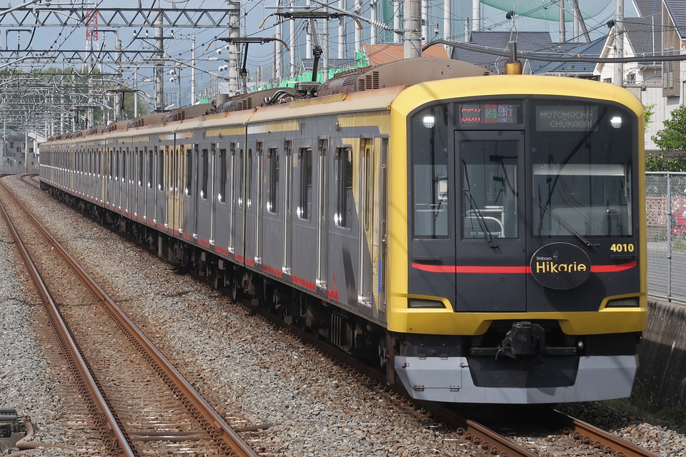 【東急】渋谷ヒカリエ号(5050系4110F)が東武東上線小川町駅へ乗り入れの拡大写真