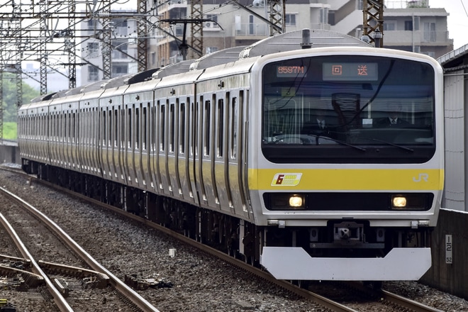 【JR東】E231系ミツB3編成OM入場を西浦和駅で撮影した写真