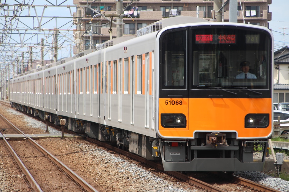 【東武】50050系51068F 営業運転復帰の拡大写真