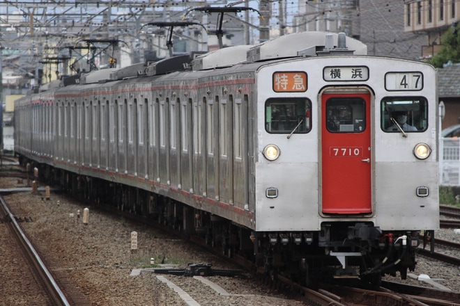 【相鉄】7000系7710Fが10両編成で運転を相模大塚駅で撮影した写真