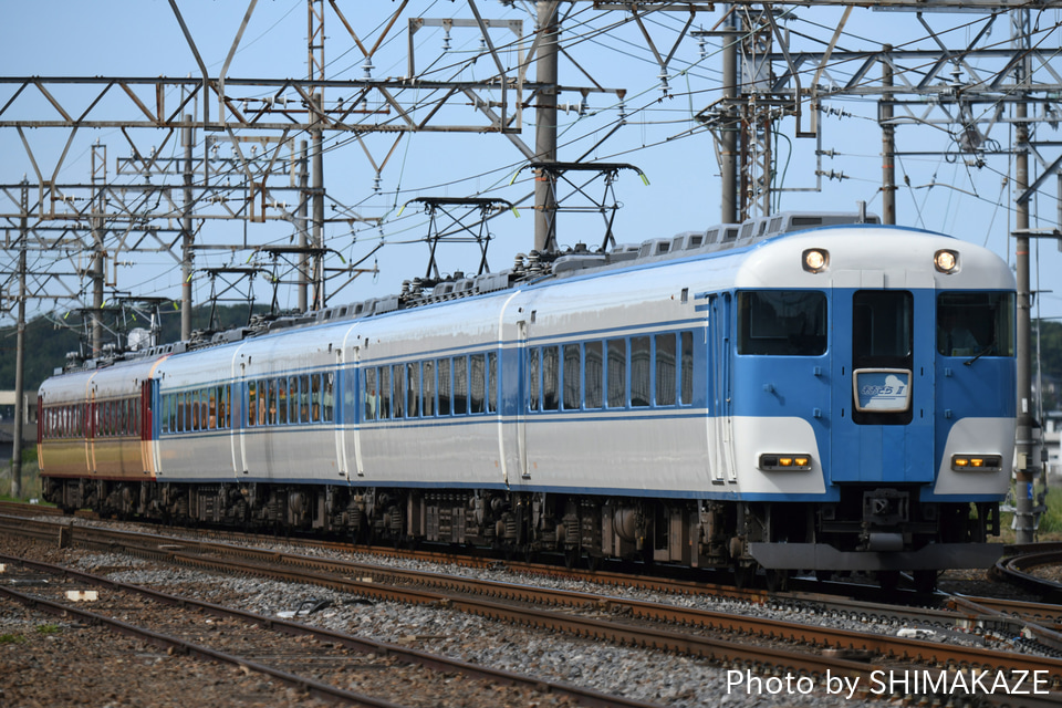 【近鉄】15200系 PN06あおぞらIIを使用した貸切列車の拡大写真