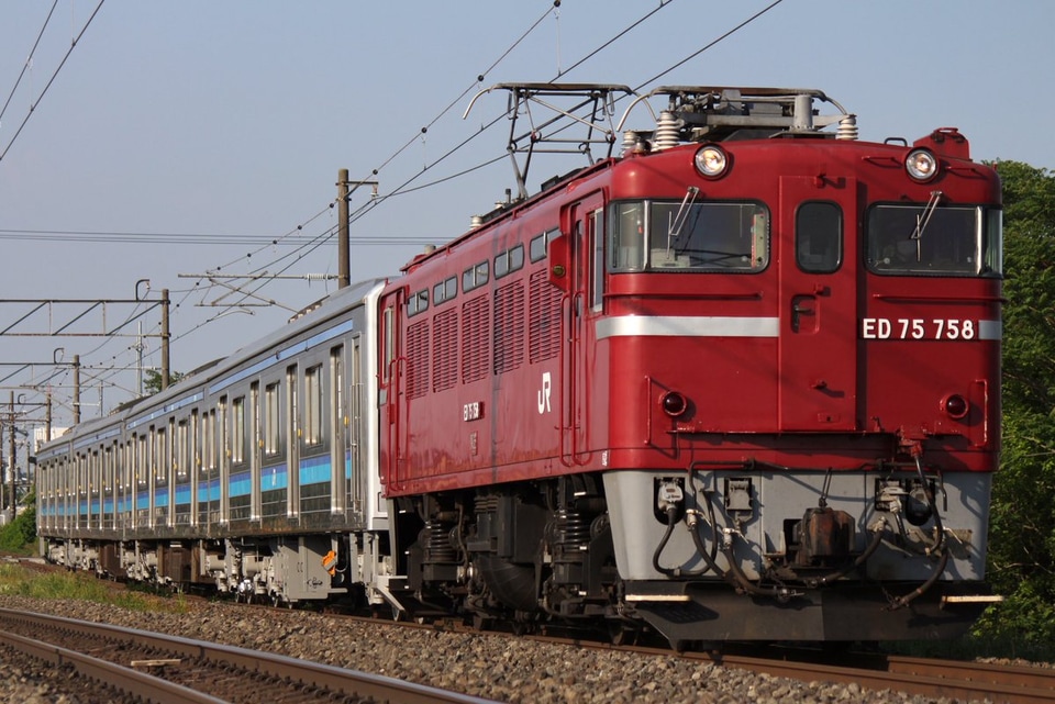 【JR東】205系M16編成郡山総合車両センター出場配給の拡大写真