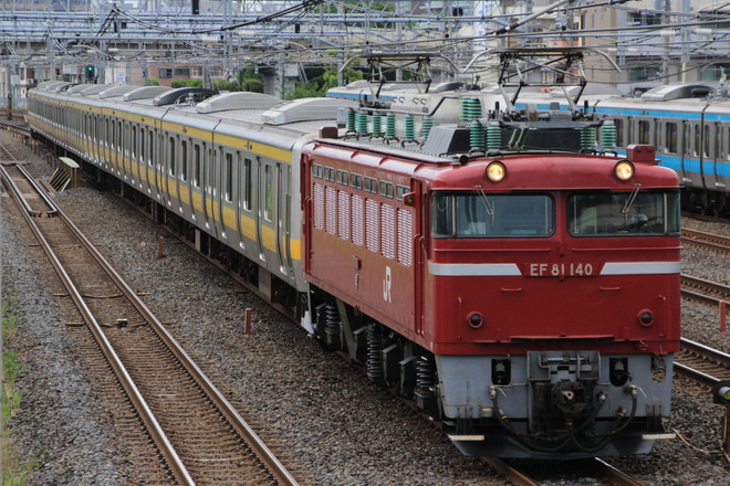 【JR東】E231系ミツB10編成 青森へ配給輸送を西川口～蕨間で撮影した写真