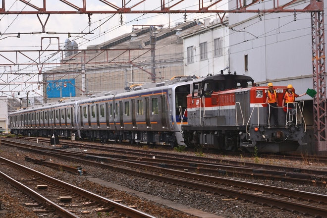 【南海】8311F+8712F 近畿車輛を出場を徳庵駅で撮影した写真