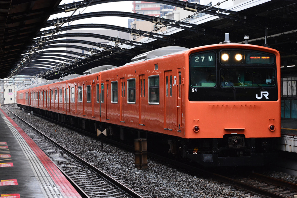 【JR西】大阪環状線201系の営業運転終了の拡大写真