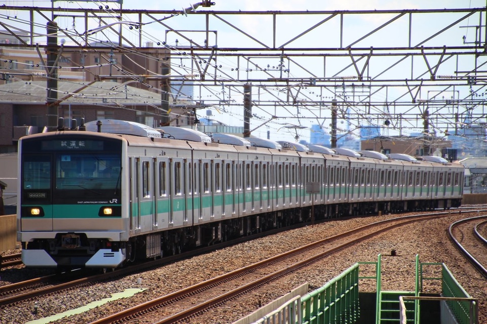 【JR東】E233系マト6編成 東京総合車両センター出場試運転の拡大写真