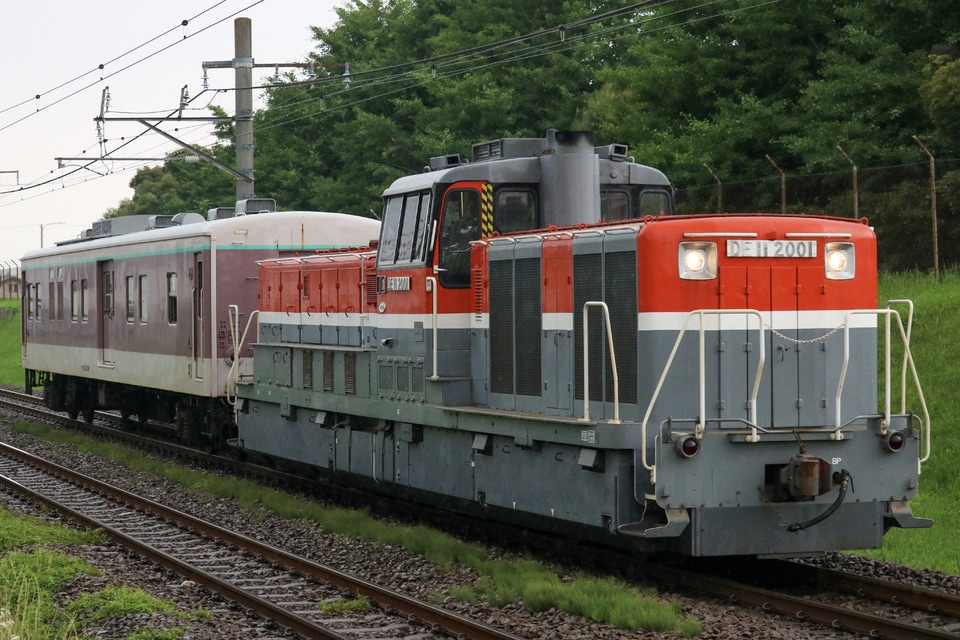 【JR東】マニ50-2186 東急への譲渡に伴う甲種輸送の拡大写真