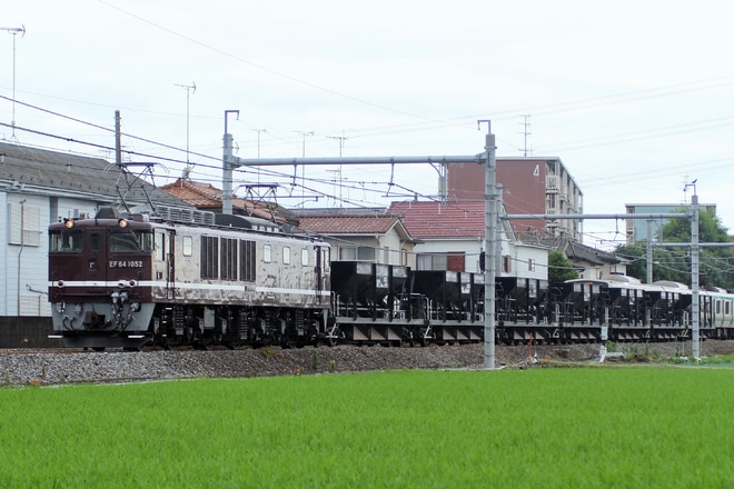 【JR東】小野上ホキ廃車に伴う長野配給を北鴻巣～鴻巣間で撮影した写真