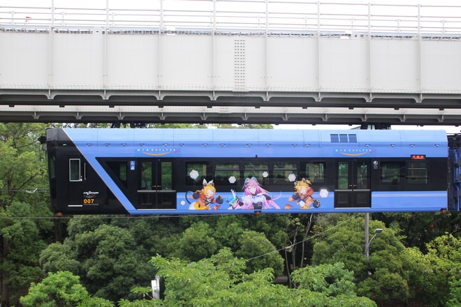 【千葉モノ】「MIKU FLYER-Evo.」運転開始を千葉みなと駅で撮影した写真