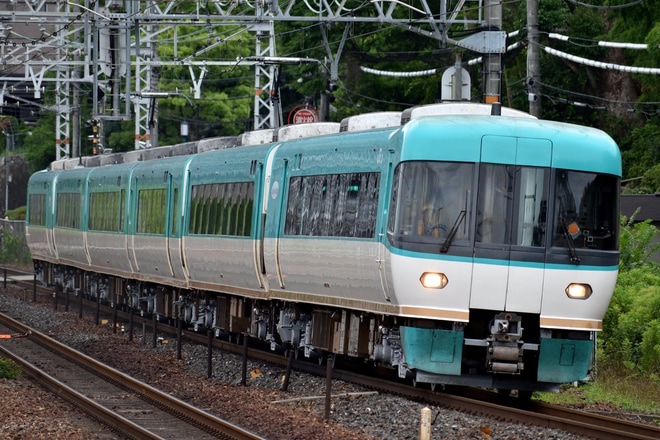 【JR西】283系HB602編成出場試運転を山崎駅で撮影した写真