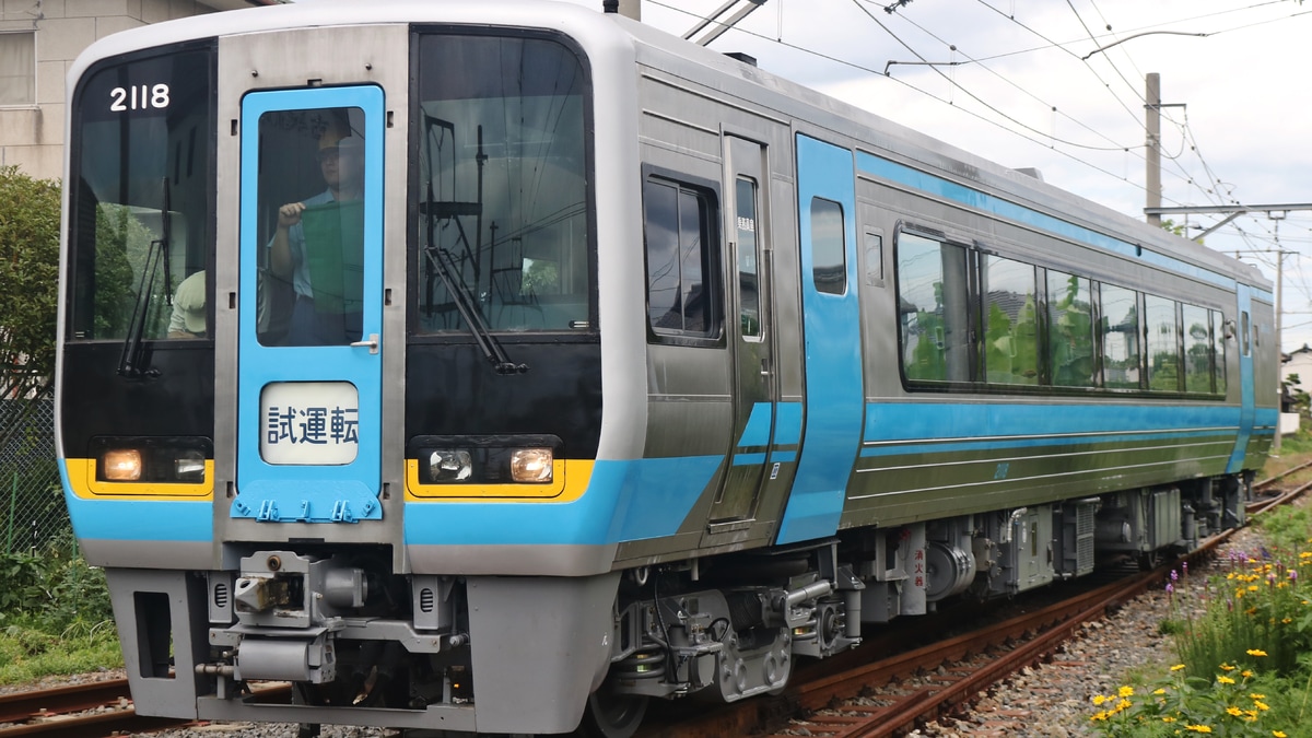 JR四】2000系2118号 多度津工場内動力試験 |2nd-train鉄道ニュース