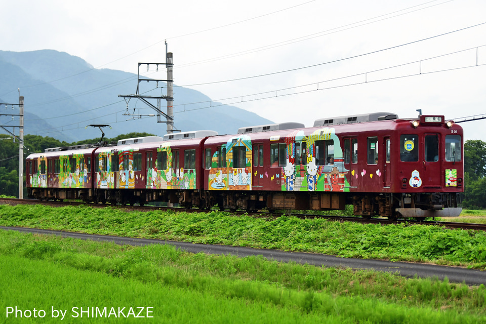 【養老】養老鉄道xHELLO KlTTYラッピングの拡大写真