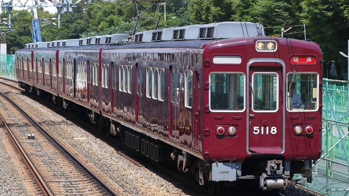 阪急】5100系5118×4西宮へ返却 |2nd-train鉄道ニュース
