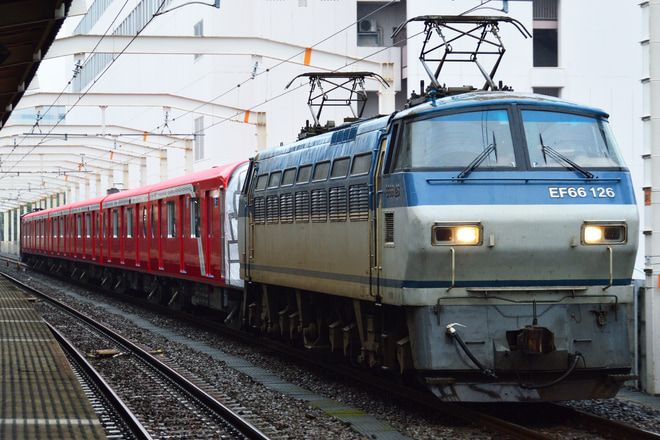 【メトロ】EF66牽引の2000系2110F甲種輸送 を静岡駅で撮影した写真