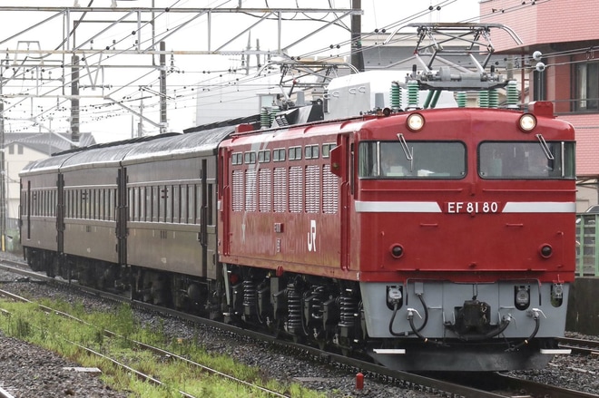 【JR東】磐越西線120周年記念号用の旧型客車送り込み回送を不明で撮影した写真