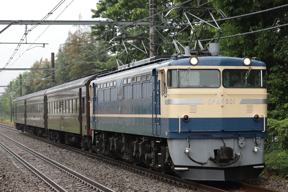 【JR東】磐越西線120周年記念号用の旧型客車返却回送の拡大写真