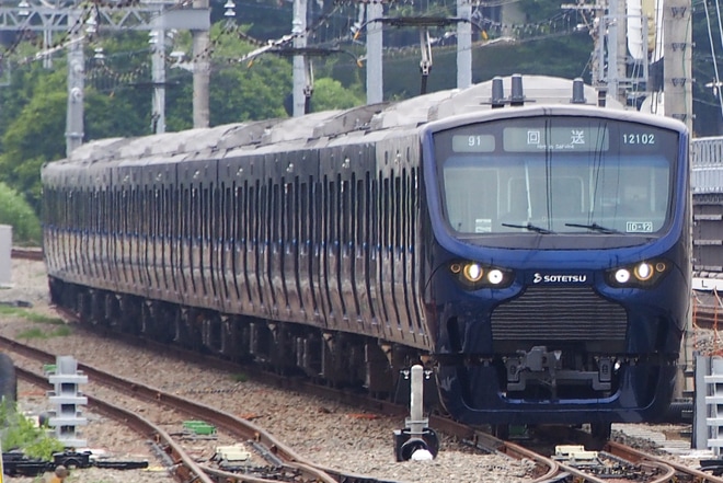 【相鉄】相鉄・JR直通線の試運転を西谷駅で撮影した写真