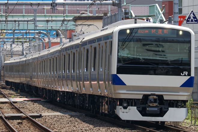 【JR東】E531系カツK478+K479編成 公式試運転を北千住駅で撮影した写真