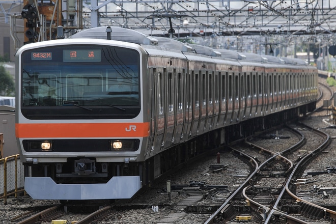 【JR東】E231系元ミツB30編成が武蔵野線転用工事を終えて長野出場