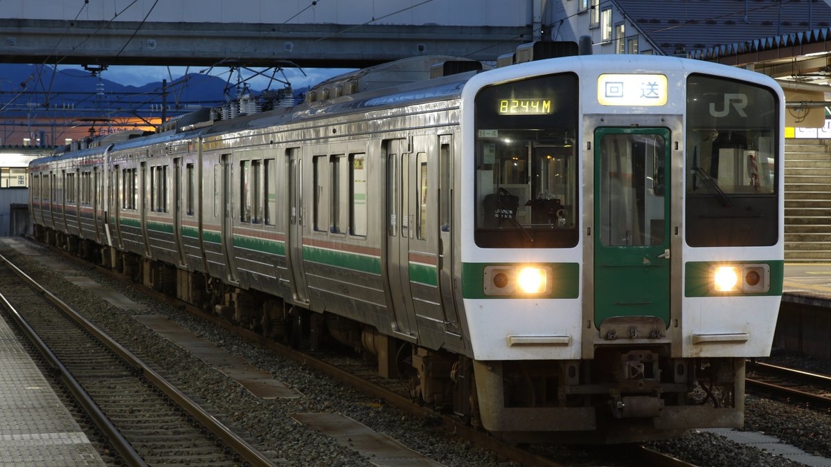 JR東】719系H-4編成+H-15編成廃車のため郡山総合車両センターへ
