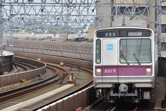 【メトロ】8000系8118F出場試運転を高津駅で撮影した写真
